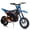 Blue, variant on 24V Kids Ride on Electric Off-Road Motorcycle,250W Motor 13.6MPH Fast Speed Dirt Bike Motocross,Leather Seat,Twist Grip Throttle,Metal Suspension,Air-Filled Tires,for Teens