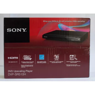 Sony DVP-SR510H Upscaling HDMI 1080p Full HD DVD Player with Remote Control