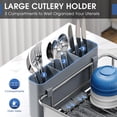 thumbnail image 3 of Escurridor de platos Urackify de acero inoxidable 304 de gran capacidad, 3 of 8