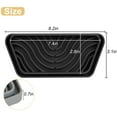 thumbnail image 2 of Gustave 2 Pcs Refrigerator Drip Tray Catcher Silicone Cuttable Mini Fridge Drip Tray Non-Slip Pad Protects Ice and Water Dispenser Pan From Spills - Black, 2 of 8