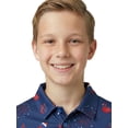 thumbnail image 5 of Birdie Bound Boys Performance Floatie Flamingo Golf Polo Shirt, Sizes XS-XL, 5 of 5