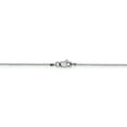 thumbnail image 4 of 10k White Gold 1mm Box Chain Necklace Pendant Charm, 4 of 9