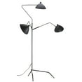 thumbnail image 4 of Bethel International Floor Lamp Black Metal & Aluminum, 4 of 4