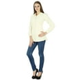 thumbnail image 3 of Top Cotton Shirt Long Sleeve Solid Short Kurta Women Clothing, 3 of 5