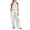White, variant on Gytharion Women's 2 Piece Outfits Summer Fashion Casual Sets Soild Color Sleeveless Halter Tops with Loose Wide-leg Long Pants