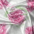 thumbnail image 5 of Ambesonne Floral Valance Pack of 2, Peony Blossoms on Trellis, 42"X12", Pink Mint Green and White, 5 of 5