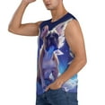 thumbnail image 3 of Balery Night Sky Winged French Bulldog Camisetas sin mangas para hombre, absorbe la humedad y protege contra el mal olor.-XX-Large, 3 of 7