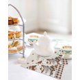 thumbnail image 4 of Coffee Gnomes Kitchen Dish Towels for Drying Dishes Set of 4, Brown Buffalo Plaid Check Farmhouse Waffle Weave Microfiber Hand Tea Bathroom Towels Quick Dry & Absorbent Towel 12x12, 4 of 7
