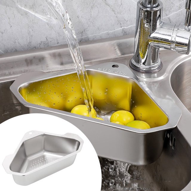 Escurridor de platos enrollable de gran tamaño, soporte para platos de cocina, rejilla de secado ajustable con ventosa, colador de acero inoxidable para cocina