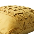 thumbnail image 2 of The HomeCentric Throw Pillow Covers Decorative Pillow Covers Pack of 2 22x22 inch (55x55 cm) Gold Velvet Throw Pillow Covers Handmade Pillow Covers Solid Color Pillow Covers Decorative - Gold Knot, 2 of 3