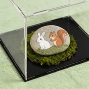 Uxcell Acrylic Clear Display Case Box Dustproof Protection Showcase Cube Collectibles Show Box 7.9x5.9x5.9inch
