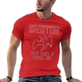 thumbnail image 5 of Vintage 1970s Rock Tour Graphic T-Shirt, Retro Concert Inspired Cotton Tee for Music Fans Red-style S, 5 of 7