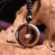 thumbnail image 1 of Joyas para collar con colgante de cristal de obsidiana dorada colorida de Ujin Ice 7A, 1 of 6