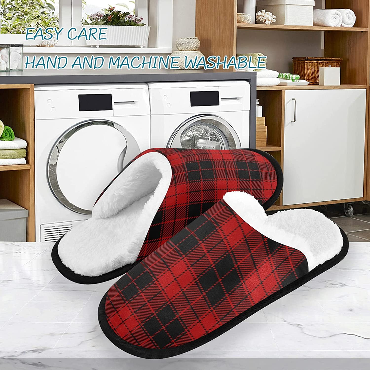 Slippers Soft Memory Foam Non Slip Indoor House Slippers Home Shoes For Bedroom Hotel Travel Spa Walmart