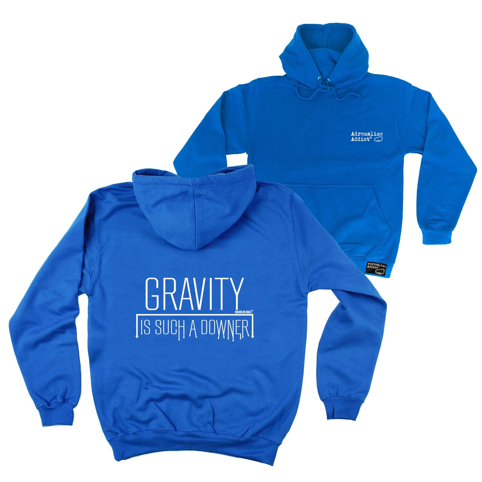 Adrenaline Addict FB Adrenaline Addict Rock Climbing Hoodie Gravity Downer Hoody Jumper