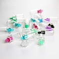 thumbnail image 3 of FELTECHELECTR 50 frascos pequeños de vidrio transparente de 2 ml, botellas de vidrio selladas con tapón de plástico (10 x 18 mm), 3 of 4