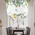 thumbnail image 3 of Eucalyptus Leaves Balloon Curtains 63 Inch Length for Living Room/Bedroom, Rustic Green Plants Botanical Rod Pocket Privacy Door Curtains Decorative Tie Up Shade for Window 52"x63", 3 of 8