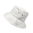 thumbnail image 1 of Unisex Washed Old Sunscreen Shade Solid Color Breathable Hole Hollow Denim Fisherman Hat, 1 of 2