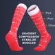 thumbnail image 2 of Calcetines gruesos de compresión con parte inferior de toalla: calcetines de compresión con degradado para pantorrilla Adepaton BST3004093-4, 2 of 6