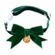 thumbnail image 2 of Uuiauoio Adjustable Velvet Pet Collar with Cute Bow and Bells Christmas Holiday Decoration Pet Accessory for Cats Dogs Rabbits Festive Party Wear and Photo Props,Suitable For Christmas Decoration, 2 of 6