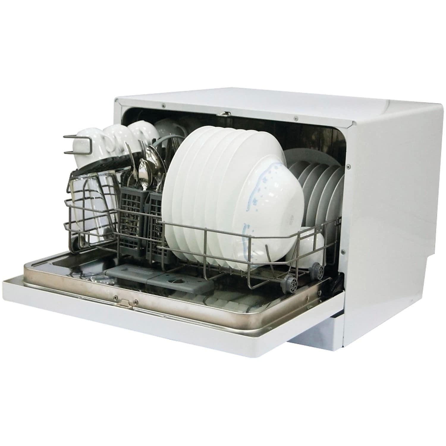 Magic Chef 6place Countertop Dishwasher MCPMCSCD6W3