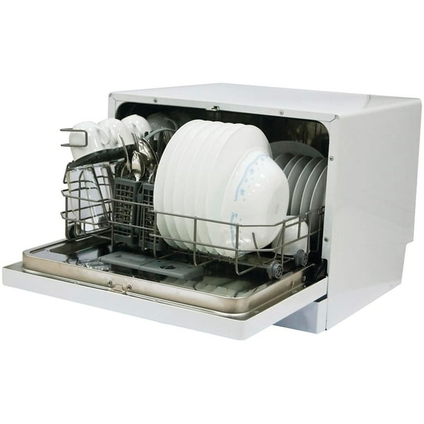 Magic Chef 6place Countertop Dishwasher MCPMCSCD6W3
