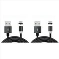 thumbnail image 1 of 2X Cable de Carga Magnético USB, Cable de Carga Magnético Cargador de Teléfono Magnético con Rotación de 540° (6,6 Pies), 1 of 2