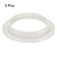 thumbnail image 3 of Uxcell E26 Light Socket Rings Lamp Shade Holder Adapter Ring for Light Fixtures White 3 pack, 3 of 5