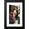 thumbnail image 2 of Juan Gris 10x14 Black Modern Framed Museum Art Print Titled - Glass and Water Bottle (1917), 2 of 5