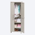 thumbnail image 2 of Armario Ropero Organizador Rattan Closet Ropa Plástico Taupe Rimax, 2 of 5