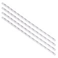 thumbnail image 1 of Unique Bargains 6mmx247mm Spiral White Line Solid Acrylic Round Rod Bar 4pcs, 1 of 3