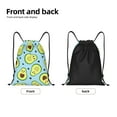 thumbnail image 5 of Bingfone Avocado And Hearts Drawstrings Backpacks Bags For Men Women Gym Drawstrings Bag, 5 of 9