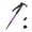 Purple, variant on Necvior Comfortable Grip Hiking Poles High Strengths Aluminum Alloys Trekking Staff