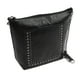 thumbnail image 3 of Bolso bandolera para mujer Nikou de piel sintética gran capacidad color negro, 3 of 15