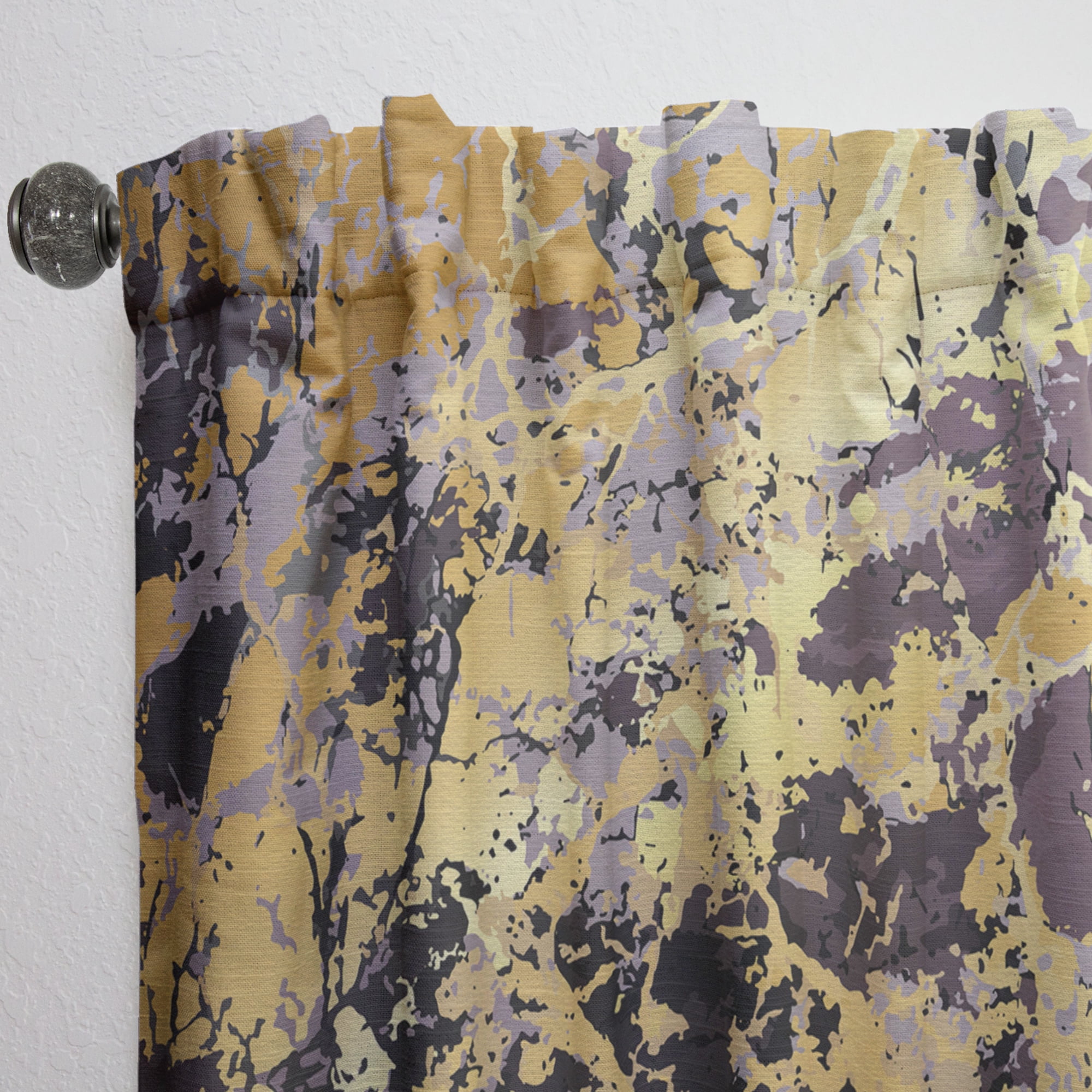 Designart 'Marvelous Marbled I' Modern & Contemporary Curtain Panel