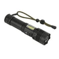 thumbnail image 1 of LED Flashlight, P70 Lamp Beads Aluminum Alloy Body Outdoor Flashlight USB Output Input  for Emergencies, 1 of 8