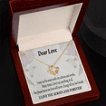 thumbnail image 6 of To My Girlfriend Always and Forever Infinity Knot Necklace Message Card, 6 of 17