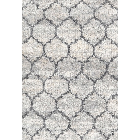 Ahgly Company Machine Washable Indoor Rectangle Contemporary Dark Goldray Area Rugs, 5' x 8'