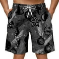 thumbnail image 3 of XINPING Men Plus Size Swim Trunks Casual Palm Tree Print Quick-Dry Swimming Swimsuit Beach Shorts Big and Tall Upf 50+ Sun Protection Beach Shorts Bathing Suits, 3 of 6