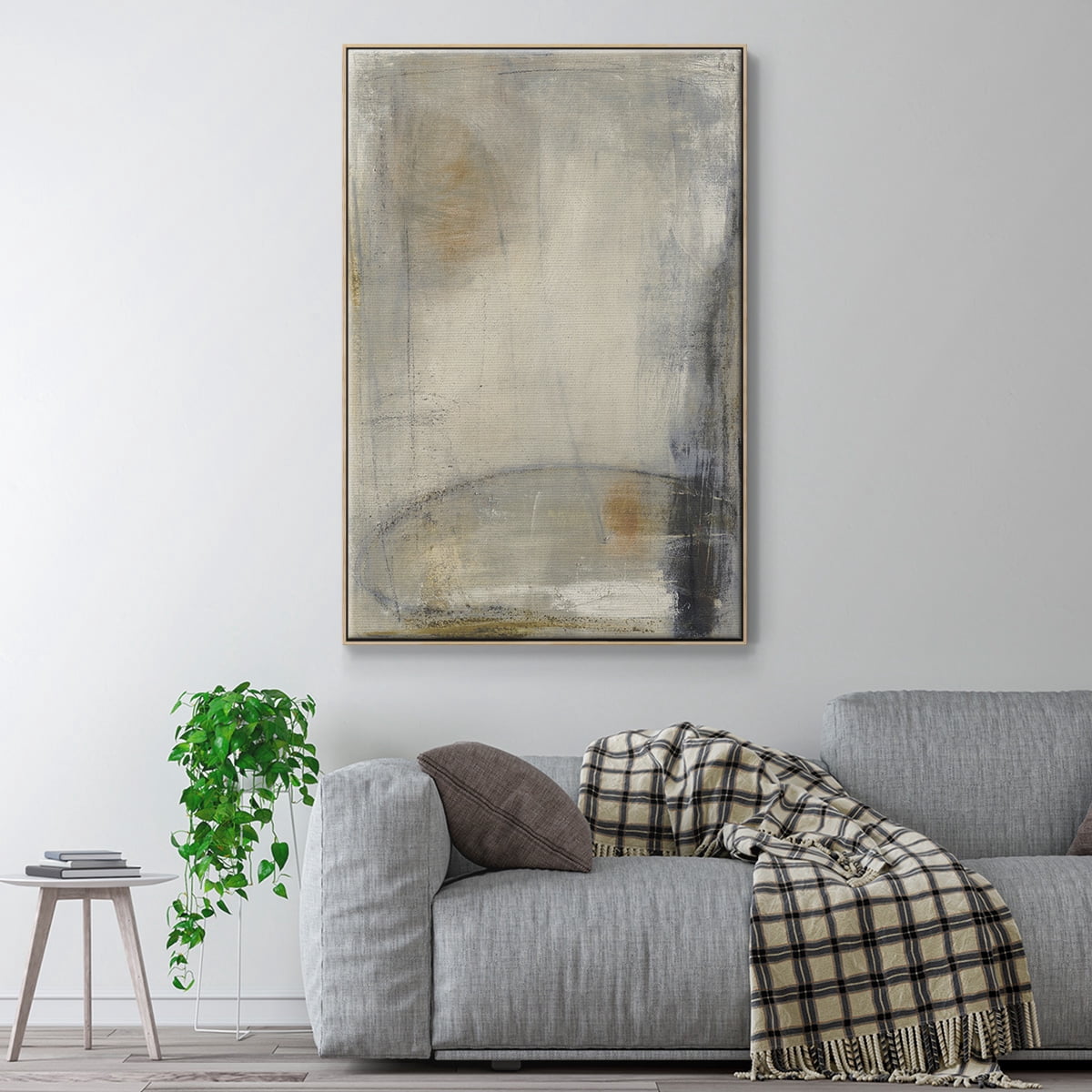 Sledge Hammer Framed Premium Gallery Wrapped Canvas - Ready to Hang - 25 x 37 - Natural Wood Floating Frame