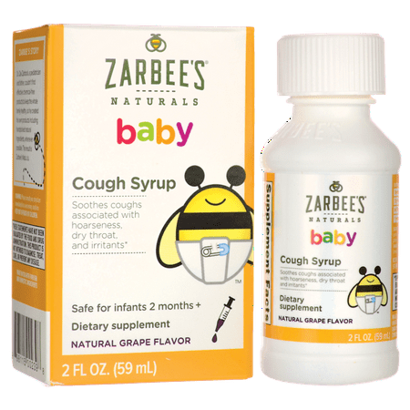 Zarbee's Baby Cough Syrup - Grape 2 fl oz Liquid (Best Medicine For Insect Bites For Babies)