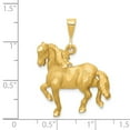 thumbnail image 3 of Real 14kt Horse Pendant; for Adults and Teens; for Women and Men, 3 of 3
