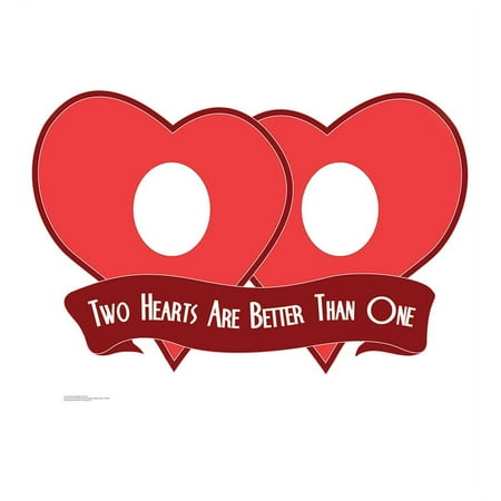 Valentine Hearts Cardboard Stand-In