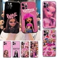 thumbnail image 2 of Funda De Teléfono Apple Para iPhone 11 12 13 Pro Max Mini Silicona Suave Negra De Dibujos Animados Moda Bratz Muñeca Adorable Niña De, 2 of 4