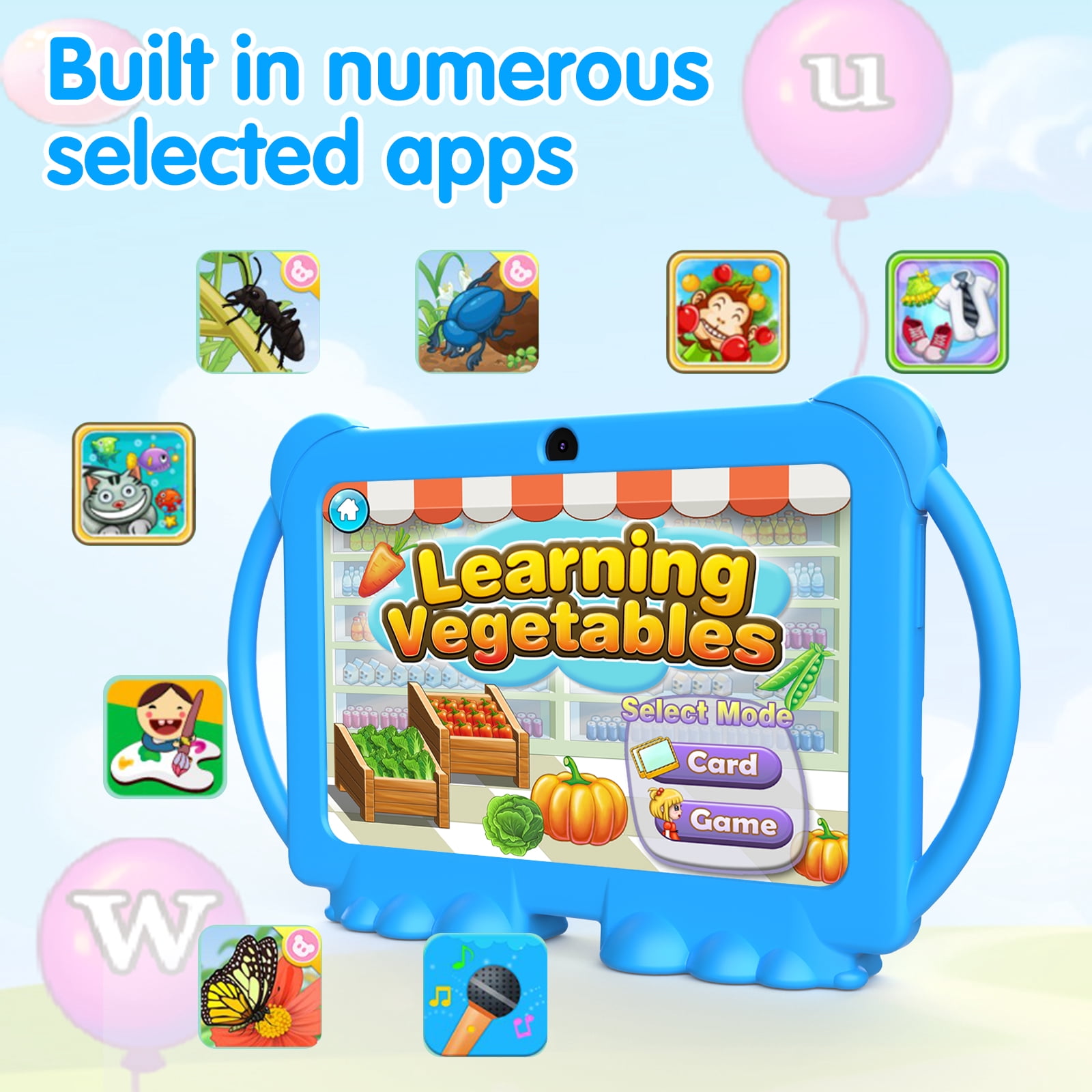 Kids Tablet 7 inch Toddler Tablet Android Tablet for Kids 4GB RAM 32GB ROM