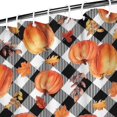 thumbnail image 3 of Fall Pumpkins Leaves Pattern Shower Curtain 72"x72" ,Bathroom Decorative Shower Curtains Set with 12 Hooks,Modern Waterproof Washable Shower Curtain, 3 of 6