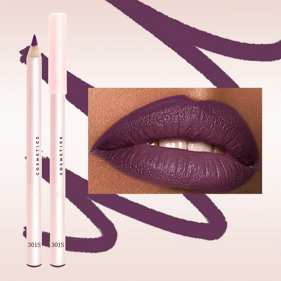12 Colors Of Lipstick Lip Pencil Long Lasting Non Fading Nude Lip Liner Foreign Trade Makeup 0.8G, Lip Liner