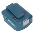 thumbnail image 1 of Adaptador de batería de 200 lúmenes, luz LED de trabajo, puerto CC, USB tipo C, adaptador de batería de litio, convertidor de luz para 18V, 1 of 8
