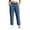 Blue-pants, variant on Womens Sports Cargo Pants Drawstring Elastic Waist Straight Leg Fashion Workout Hiking Pants Summer Outdoor Comfy Casual Trousers XXL