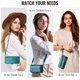 thumbnail image 4 of Funda de cuero Compatible con Samsung Galaxy S25 FE, [Bloqueo RFID] Cartera Multifuncional, Bolso, Funda de cuero con Ranuras para Tarjetas, Pata de Cabra, Bandolera Cruzada para Mujer, Hombre, 4 of 8